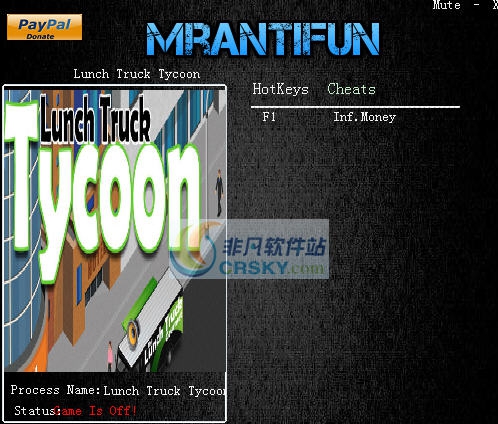 餐车大亨无限金钱修改器 v3.5 餐车大亨无限金钱修改器 v3.5