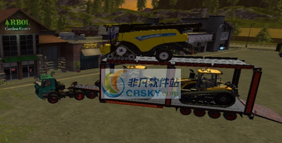 模拟农场17双层板车MOD v2.5 模拟农场17双层板车MOD v2.5