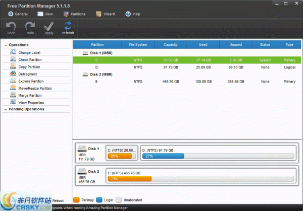 Free Partition Manager v5.1.1.13 Free Partition Manager v5.1.1.13