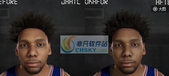 NBA2K17奥卡福面补MOD v2.6 NBA2K17奥卡福面补MOD v2.6