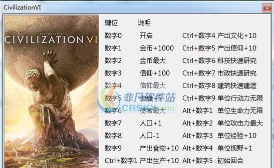 文明6二十四项修改器 v1.0.0.63 文明6二十四项修改器 v1.0.0.63