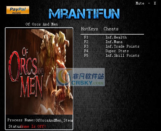 妖兽与人类五项修改器 v3.3 妖兽与人类五项修改器 v3.3