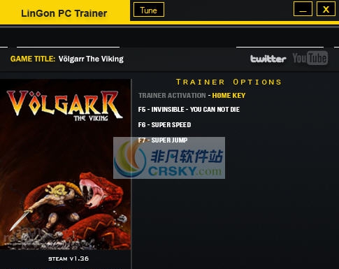 伏尔加维京三项修改器 v3.7 伏尔加维京三项修改器 v3.7