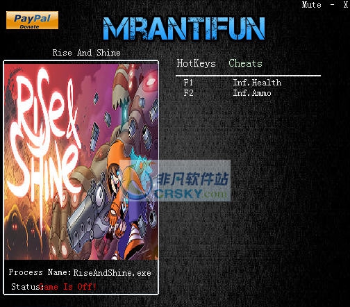 瑞思和夏恩生命子弹修改器 v3.5 瑞思和夏恩生命子弹修改器 v3.5