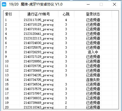 魔维虎牙YY安卓协议 v1.8 魔维虎牙YY安卓协议 v1.8