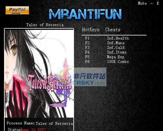 狂战传说六项修改器 v3.5 狂战传说六项修改器 v3.5