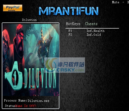 Diluvion两项修改器 v3.4 Diluvion两项修改器 v3.4