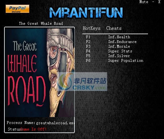 巨鲸之路六项修改器 v3.4 巨鲸之路六项修改器 v3.4