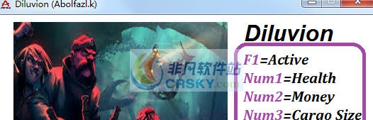 Diluvion四项修改器 v3.5 Diluvion四项修改器 v3.5