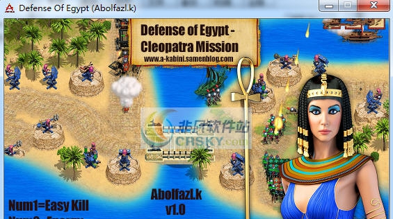 保卫埃及艳后任务三项修改器 v3.4 保卫埃及艳后任务三项修改器 v3.4