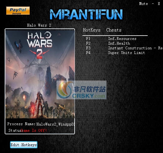 光环战争2五项修改器 v3.6 光环战争2五项修改器 v3.6