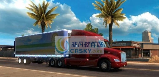 美国卡车模拟冷藏拖车MOD v2.5 美国卡车模拟冷藏拖车MOD v2.5