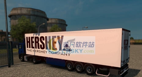 欧洲卡车模拟2好时巧克力拖车MOD v2.6