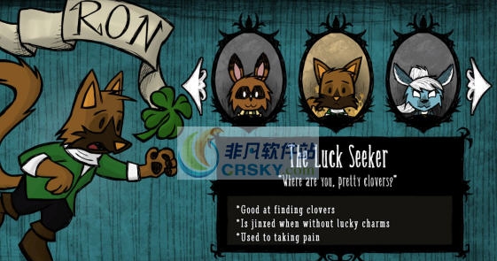 饥荒幸运追寻者RON人物MOD v2.5 饥荒幸运追寻者RON人物MOD v2.5