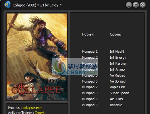 崩溃十项修改器 v3.6 崩溃十项修改器 v3.6