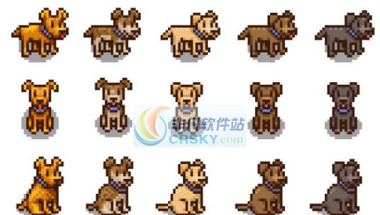 星露谷物语狗狗更多可选颜色MOD v2.5 星露谷物语狗狗更多可选颜色MOD v2.5