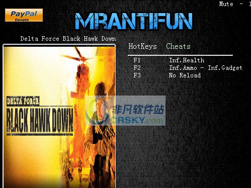 三角洲特种部队5黑鹰坠落修改器 v3.6