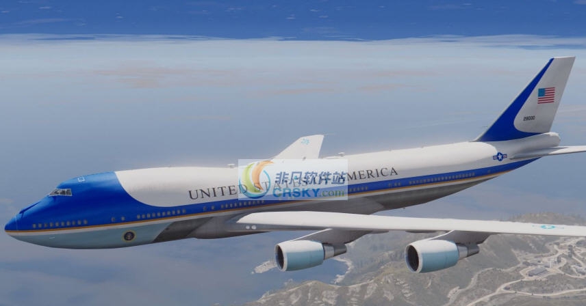 GTA5空军一号波音VC-25AMOD v2.6 GTA5空军一号波音VC-25AMOD v2.6