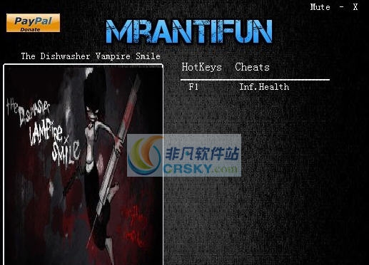 洗碗工吸血鬼的微笑修改器 v3.5 洗碗工吸血鬼的微笑修改器 v3.5