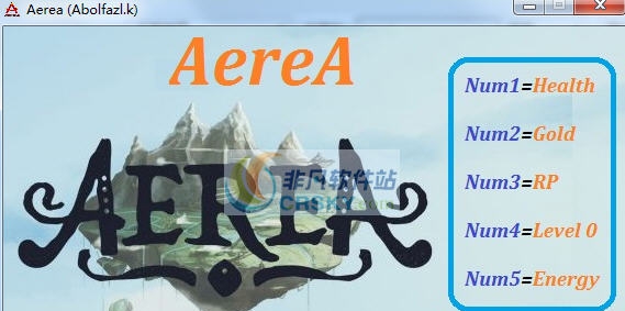 AereA五项修改器 v3.5 AereA五项修改器 v3.5