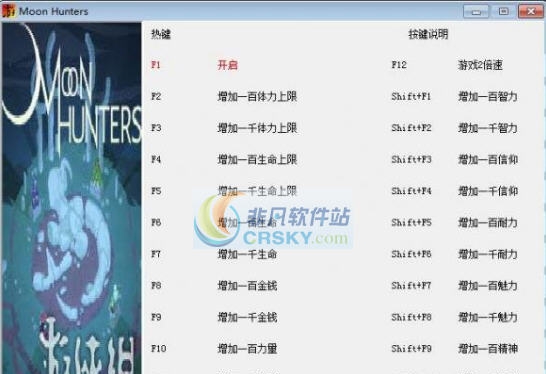月之猎人二十项修改器 v3.5 月之猎人二十项修改器 v3.5
