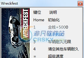 撞车嘉年华五项修改器 v3.4 撞车嘉年华五项修改器 v3.4