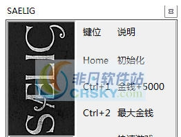SAELIG测试版整合1号升级档三项修改器 v3.6 SAELIG测试版整合1号升级档三项修改器 v3.6