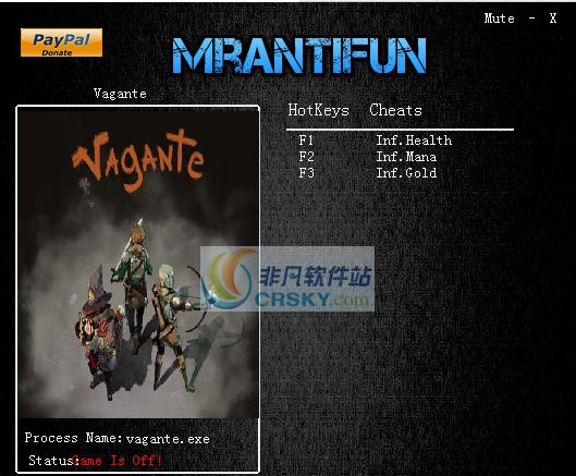 流浪三项修改器 v3.5 流浪三项修改器 v3.5