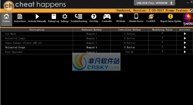 支离破碎无限闪避修改器 v3.5 支离破碎无限闪避修改器 v3.5