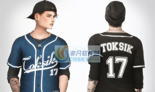 模拟人生4男士球队服装MOD v2.5 模拟人生4男士球队服装MOD v2.5