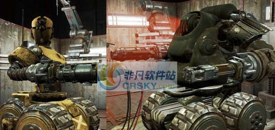 辐射4机器人足部辅助轮MOD v2.4 辐射4机器人足部辅助轮MOD v2.4