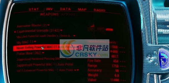 辐射4MAC-11内置作弊MOD v2.8 辐射4MAC-11内置作弊MOD v2.8