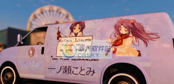 GTA5濑美琴货车痛车MOD v2.5 GTA5濑美琴货车痛车MOD v2.5