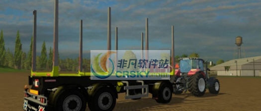 模拟农场15高固定杆拖车MOD v2.4 模拟农场15高固定杆拖车MOD v2.4