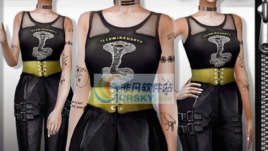 模拟人生4五色女式连身裤MOD v2.5 模拟人生4五色女式连身裤MOD v2.5