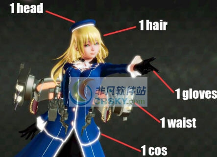 Honey Select舰娘爱宕全舰装服装MOD v2.4 Honey Select舰娘爱宕全舰装服装MOD v2.4