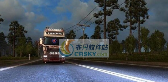 欧洲卡车模拟2氙气大灯MOD v2.6