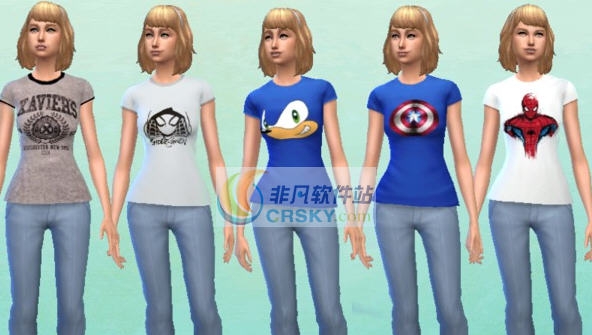 模拟人生4死宅漫画T恤痛衫MOD v2.3 模拟人生4死宅漫画T恤痛衫MOD v2.3