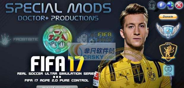 FIFA17AGPE纯游戏性选择工具 v3.3 FIFA17AGPE纯游戏性选择工具 v3.3