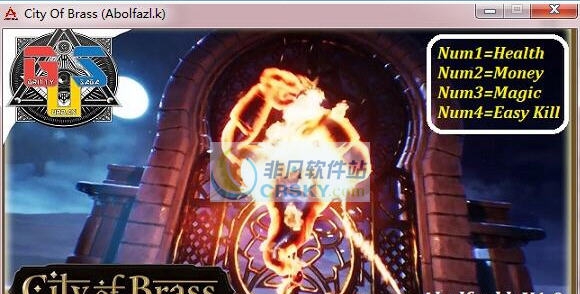 黄铜之城四项修改器 v3.3 黄铜之城四项修改器 v3.3