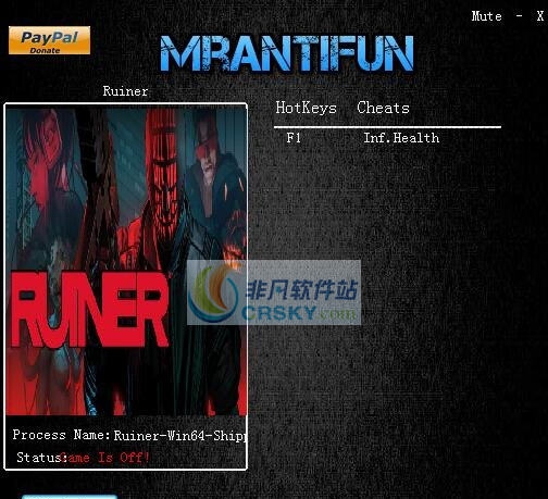 密探无限生命修改器 v3.5 密探无限生命修改器 v3.5