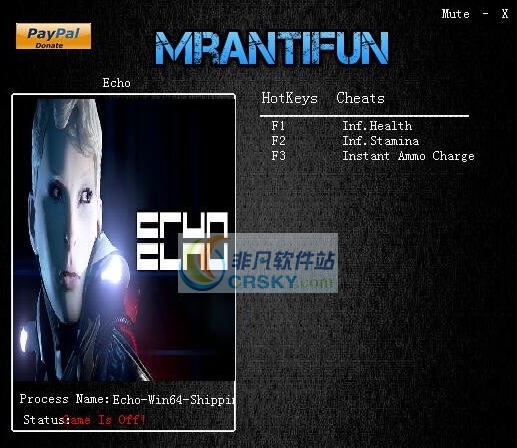 Echo三项修改器 v3.5 Echo三项修改器 v3.5