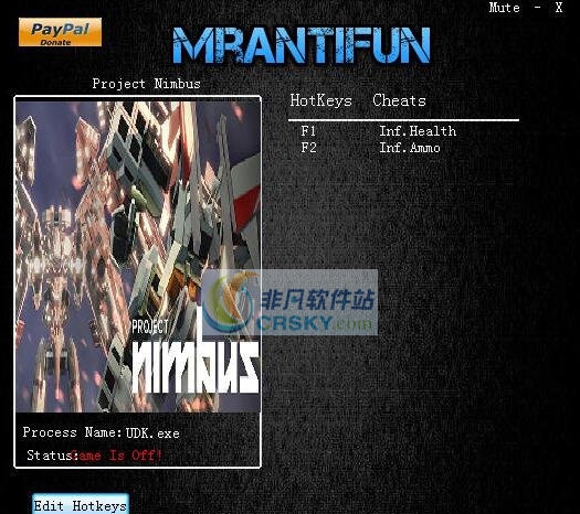 光轮计划无限生命弹药修改器 v3.5 光轮计划无限生命弹药修改器 v3.5