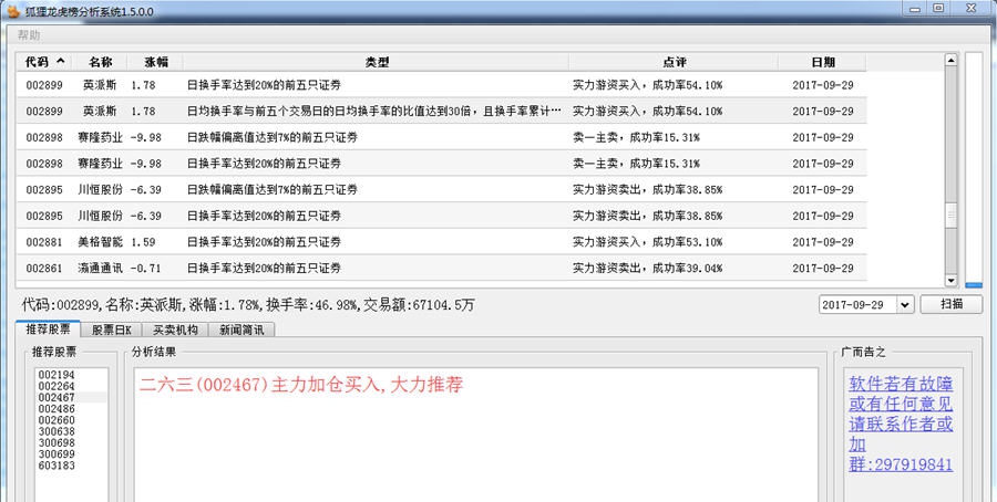 狐狸龙虎榜分析软件 v1.6.5.5 狐狸龙虎榜分析软件 v1.6.5.5
