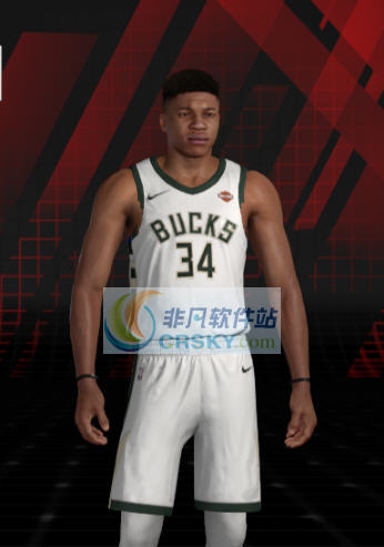 NBA2K18雄鹿字母哥身形MOD v2.6 NBA2K18雄鹿字母哥身形MOD v2.6
