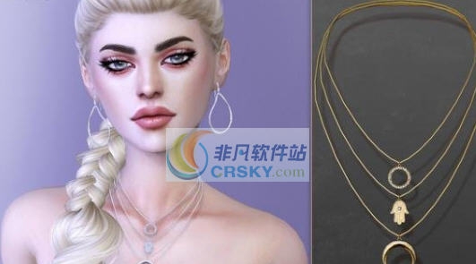 模拟人生4女式日月迷宫项链MOD v2.4 模拟人生4女式日月迷宫项链MOD v2.4