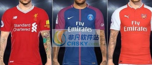 实况足球2018阿尔维斯等六人纹身补丁整合包 v2.4 实况足球2018阿尔维斯等六人纹身补丁整合包 v2.4