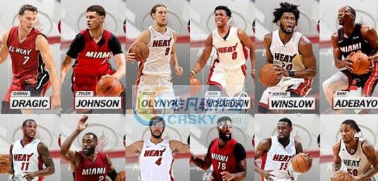 NBA2K18热火全队球员高清照片补丁 v2.5 NBA2K18热火全队球员高清照片补丁 v2.5