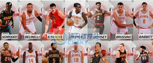 NBA2K18老鹰全队球员高清照片补丁 v2.6 NBA2K18老鹰全队球员高清照片补丁 v2.6