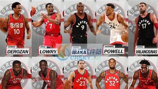 NBA2K18猛龙全队球员高清照片补丁 v2.6 NBA2K18猛龙全队球员高清照片补丁 v2.6